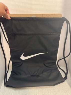 Nike Academy Drawstring Gym Sack Bag Black DM3978-010 MISC